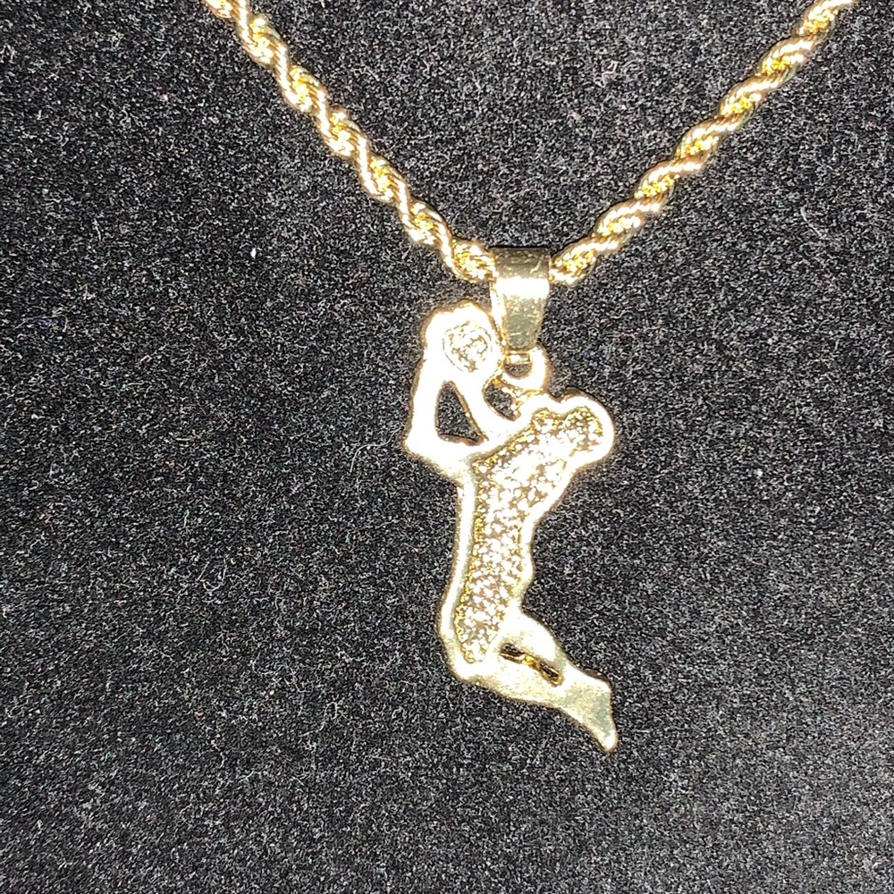 Pendant “Dunk Man” Necklace Charm - Picture 2 of 4